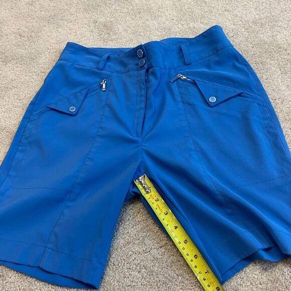 DKNY Golf Blue Bermuda Shorts Size 6 - Picture 9 of 10